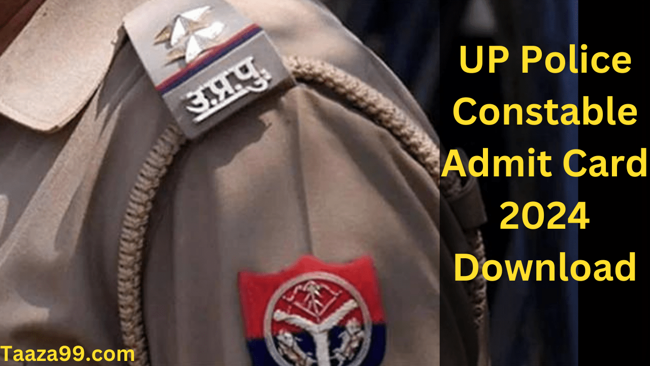 UP Police Constable Admit Card 2024 